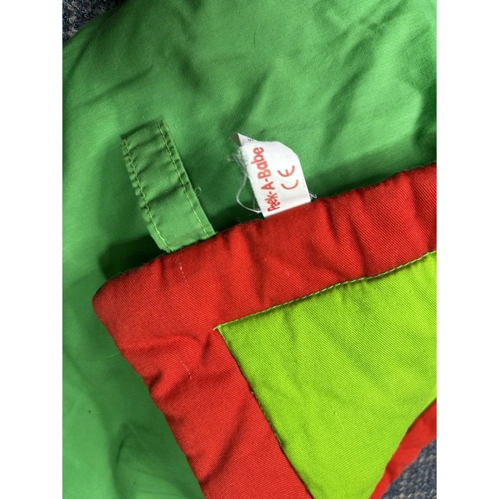 Vintage‎ Peek A Babe Activity Mat Blanket Play Baby Tummy Time